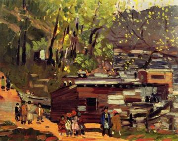 Upper Manhattan Artwork by George Benjamin Luks