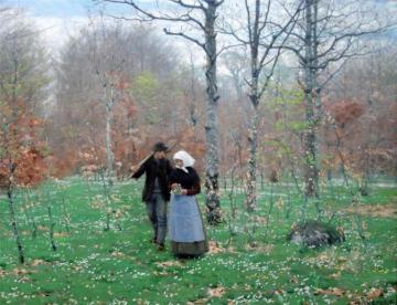 Spring Time Artwork by Hans Andersen Brendekilde