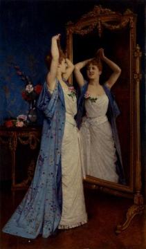 La Toilette Artwork by Auguste Toulmouche