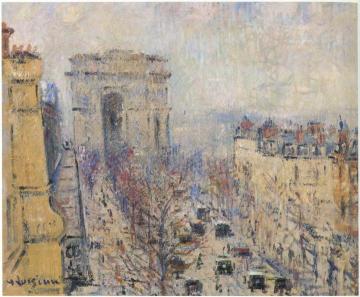 Wagram Avenue Artwork by Gustave Loiseau