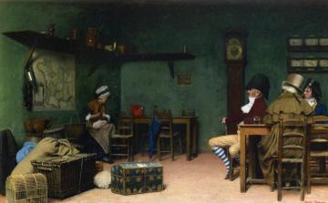 Waiting For The Coach Artwork by Adrien Harmand