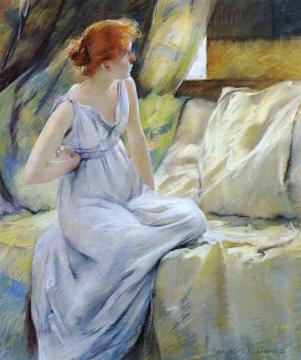 Woman In Classic Dress Artwork by Francis Coates Jones