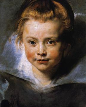 Portrait of a Young Girl - Clara Serena Rubens Artwork by Peter Paul Rubens