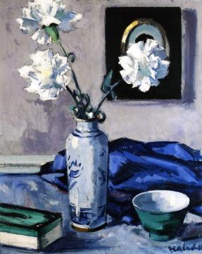 Carnations Artwork by Francis Campbell Boileau Cadell