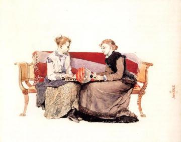 Backgammon Artwork by Winslow Homer