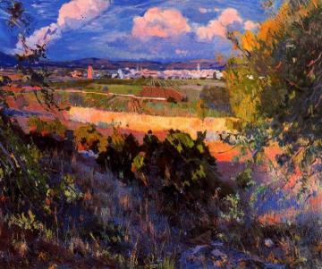 Paisaje de Vilanova Artwork by Joaquin Mir Trinxet