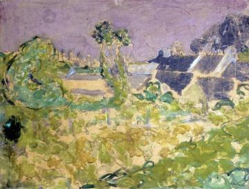 Houses in Brittany Artwork by Edouard Vuillard