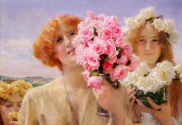 Summer Offering Artwork by Sir Lawrence Alma Tadema