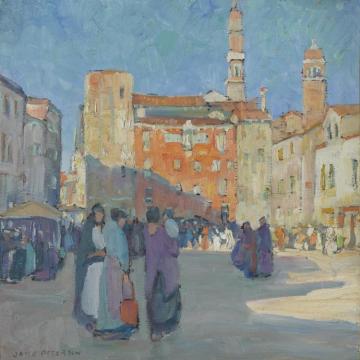 Campo Santa Marguerita Artwork by Jane Peterson