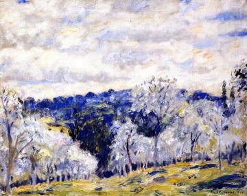 Apple Blossoms Artwork by Frederick Carl Frieseke