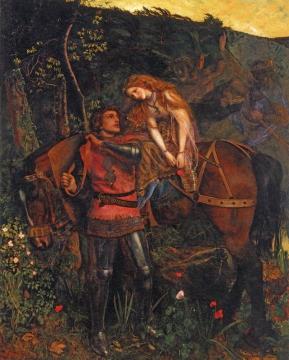La Belle Dame Sans Merci Artwork by Arthur Hughes
