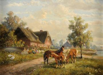 Summer Day Artwork by Hubert Kaplan