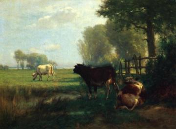 Morning at Babylon, Long Island Artwork by John Carleton Wiggins