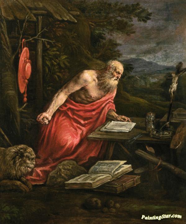 Saint Jerome Artwork by Francesco Bassano  the Younger