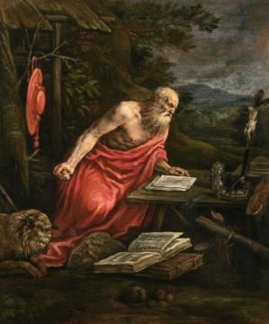 Saint Jerome Artwork by Francesco Bassano  the Younger
