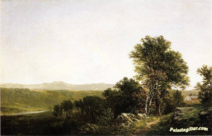 A Lush Summer Landscape Artwork by David Johnson