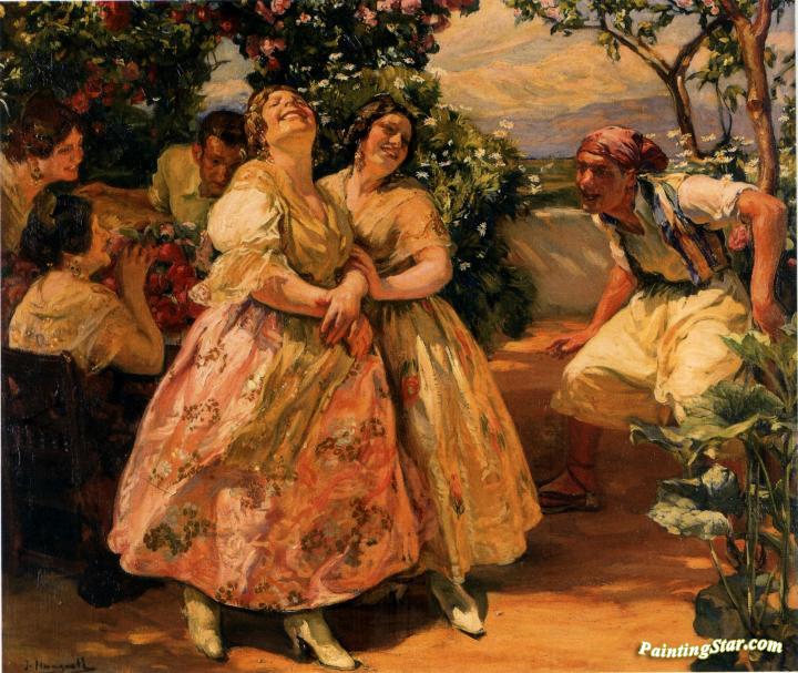 Galanteo valenciano Artwork by Jose Mongrell Torrent