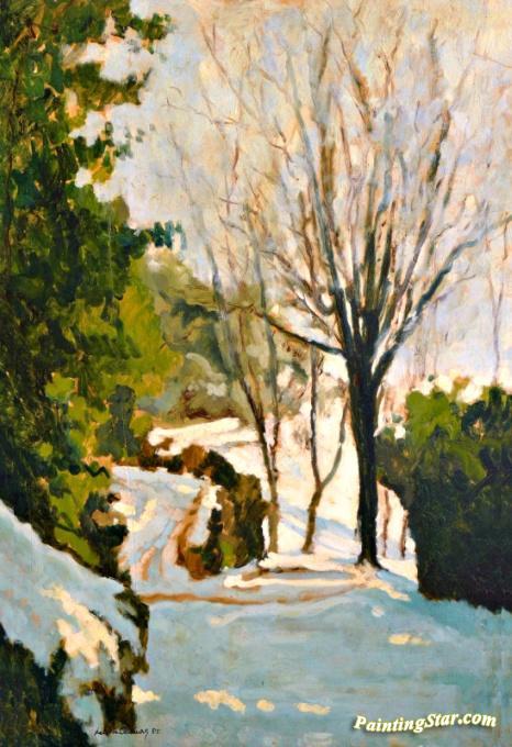 Burcina d'inverno Artwork by Paolo La Commare