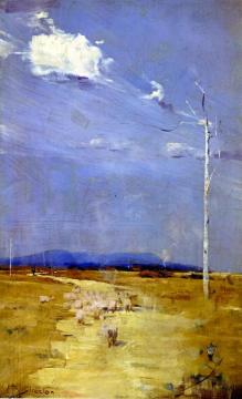 Oncoming Storm Artwork by Sir Arthur Streeton