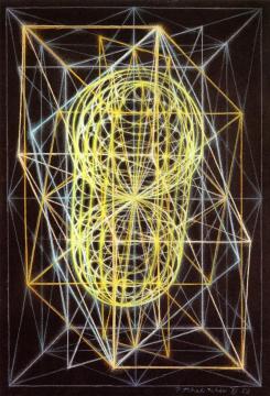 Game Of Lines Artwork by Pavel Tchelitchew