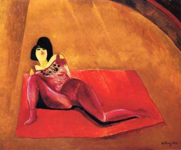 An Acrobat Artwork by Moise Kisling