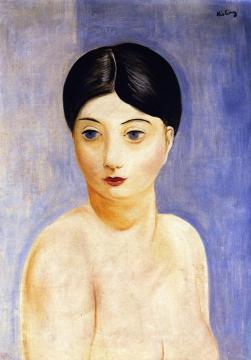 Nude Woman, Seated Artwork by Moise Kisling