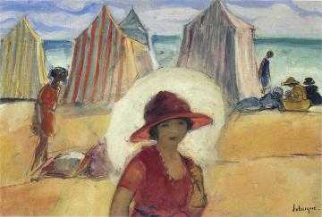 A girl by the sea Artwork by Henri Lebasque