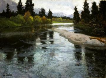 River Artwork by Fritz Thaulow