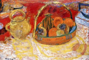 Still Life, Yellow And Red Artwork by Pierre Bonnard