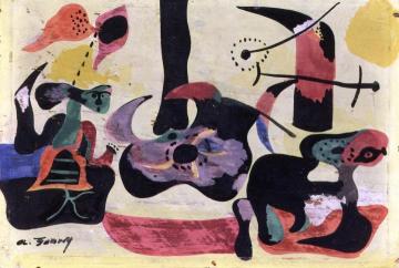 Garden in Sochi Artwork by Arshile Gorky