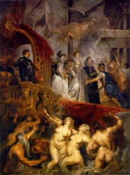 Arrival of Marie de Medici at Marseilles Artwork by Peter Paul Rubens