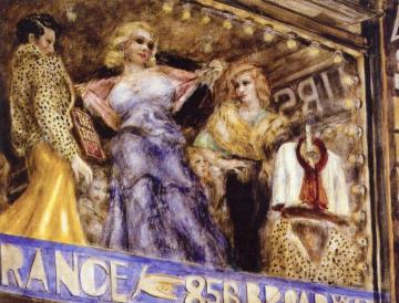 Hudson Bay Fur Company Artwork by Reginald Marsh