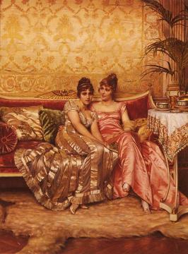 Confidences Artwork by Charles Joseph Frederick Soulacroix