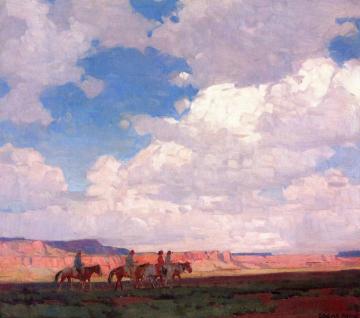 Navajo Country Artwork by Edgar Alwyn Payne