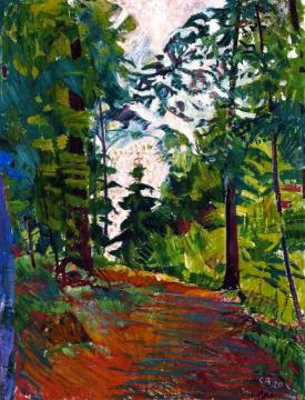 A Clearing In The Woods Near Trimbach Artwork by Cuno Amiet