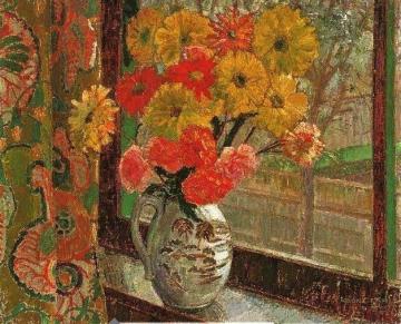 A Vase of Flowers Artwork by Leon De Smet