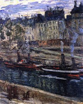 The Canal Saint-Martin Artwork by Emile-othon Friesz