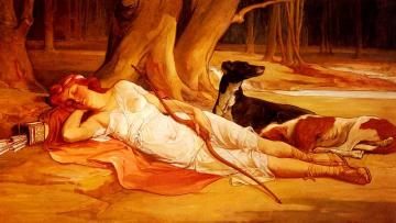 Diana Artwork by Talbot Hughes