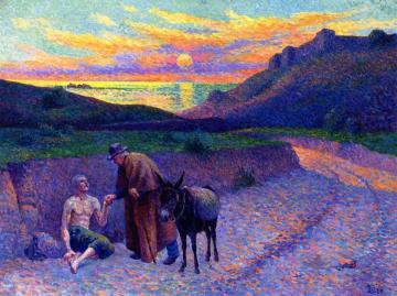 The Good Samaritan Artwork by Maximilien Luce