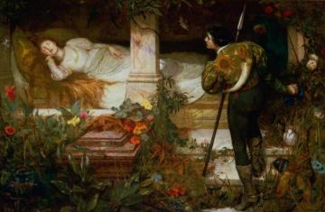 Sleeping Beauty Artwork by Edward Frederick Brewtnall