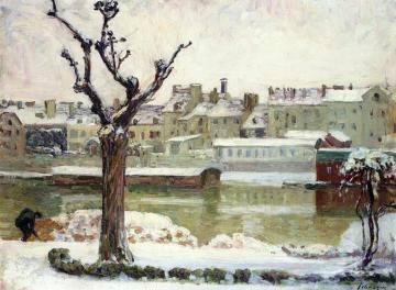 Winter in Lagny Artwork by Henri Lebasque