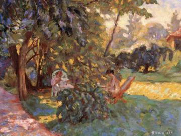 The Small Garden Artwork by Pierre Bonnard