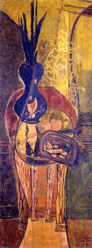 The Pedestal Table Artwork by Georges Braque
