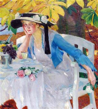 Autumn Magic Artwork by Edward Cucuel