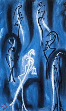 Féminaire De La Rue St. Denis Ix Artwork by Andre Masson