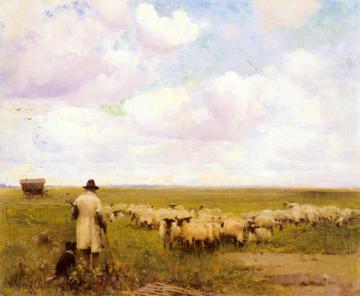 The Return Of The Flock Artwork by Walter Frederick Osborne