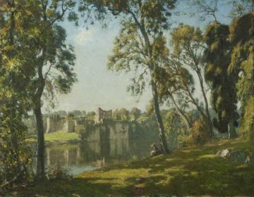 On The Wye, Chepstow Artwork by Frederick Brown