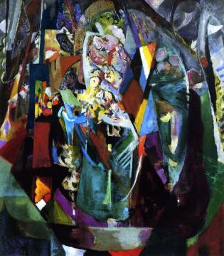 Flower Arrangement Artwork by Arthur B. Carles