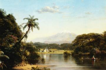 Scene on the Magdalena Artwork by Frederic Edwin Church