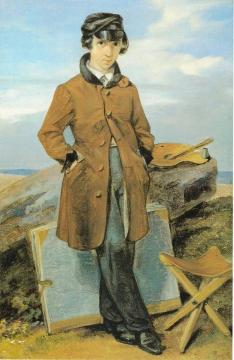 Hermann Kersting as Landscape Painter Artwork by Georg Friedrich Kersting